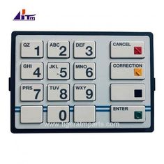 Bagian mesin ATM Diebold Nixdorf Opteva EPP7 Keyboard Tombol plastik 49249434000A