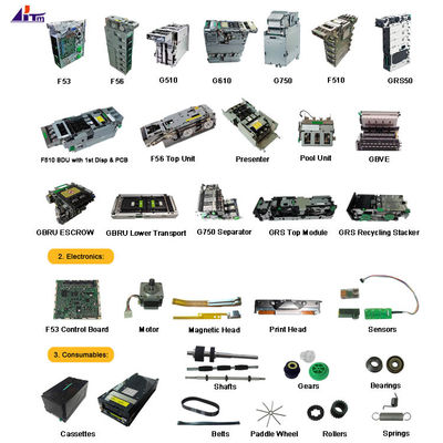 Fujitsu F53 F56 F510 GRS50 G510 G610 G750 Dispenser Modul ATM suku cadang