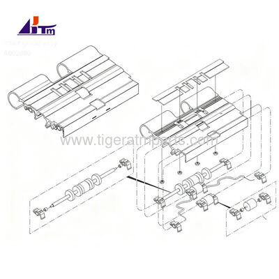 A002880 Inner Guide Assy untuk NMD50 Dispenser Glory Triton NMD ATM Parts