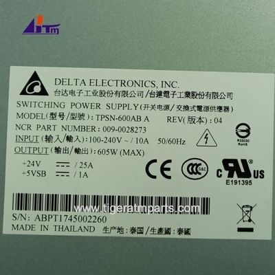 Bagian Mesin ATM NCR SelfServ 6683 6687 BRM Power Supply Switch 605W + 24V 009-0028273