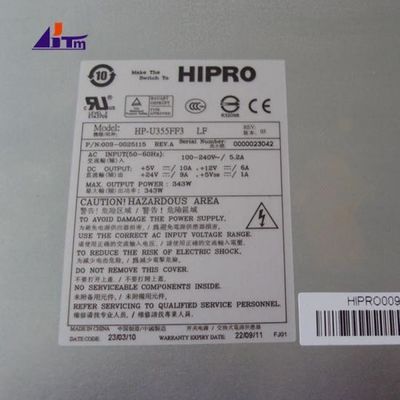 Bagian mesin ATM NCR SelfServ 6622 343w Pasokan listrik 009-0025115