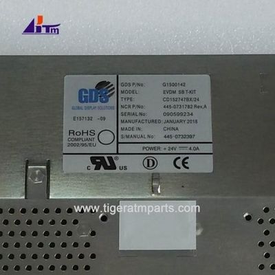 445-0731782 NCR 6625 6626 LCD 15 Inch Std. Cerah Tampilan Bagian Mesin ATM