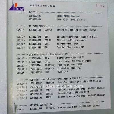 Bagian mesin ATM Wincor Nixdorf Cineo C4060 PC Core SWAP-PC 5G I5-4570 TPMen 1750262090 1750262084