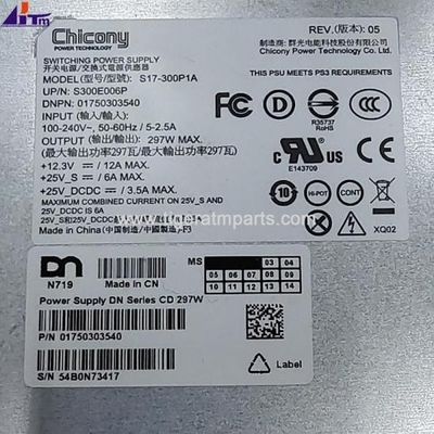 Bagian mesin ATM Wincor Nixdorf DN100/150 Pasokan listrik 297W 1750303540