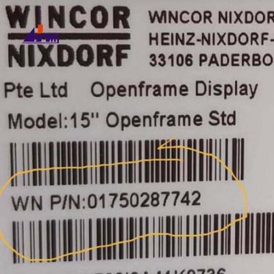 Bagian mesin ATM Wincor Nixdorf 15 inci Openframe Std Tampilan LCD 1750287742