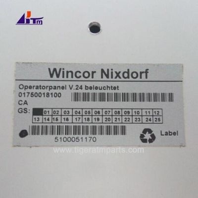Bagian Mesin ATM Wincor Nixdorf V.24 Panel Operator USB Dengan Lampu Belakang 1750109074 1750018100