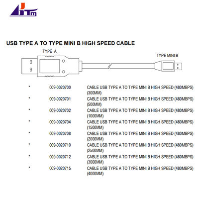 009-0020701 NCR 6683 6684 6687 2062 2064 Kabel Assy USB Tipe A Ke Tipe Mini B